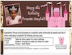personalized princess candy bar wrapper